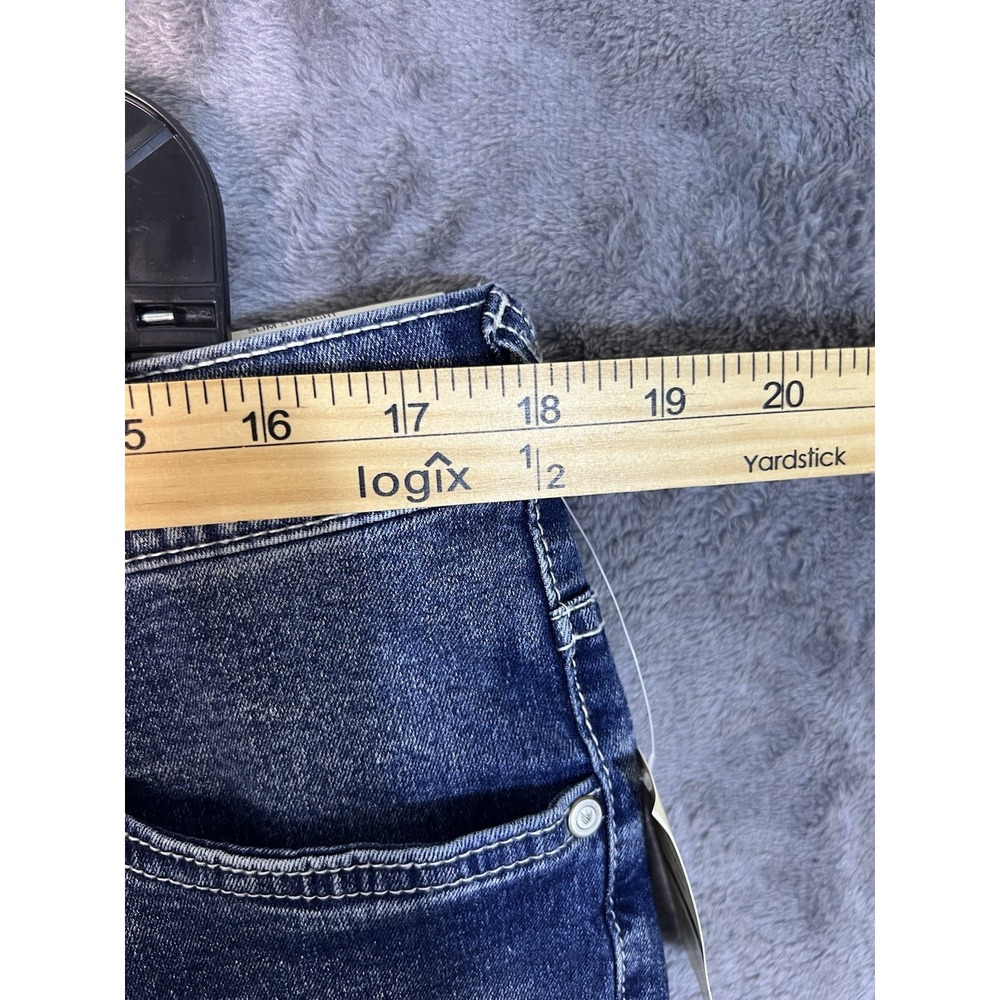 Artful Rebel Mens Slim Straight Leg Jeans Medium Wash Blue Denim 36W 30L NEW - Picture 10 of 16